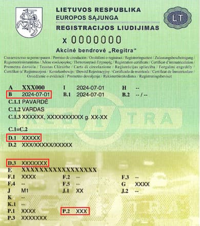 Registracijos liudijimas